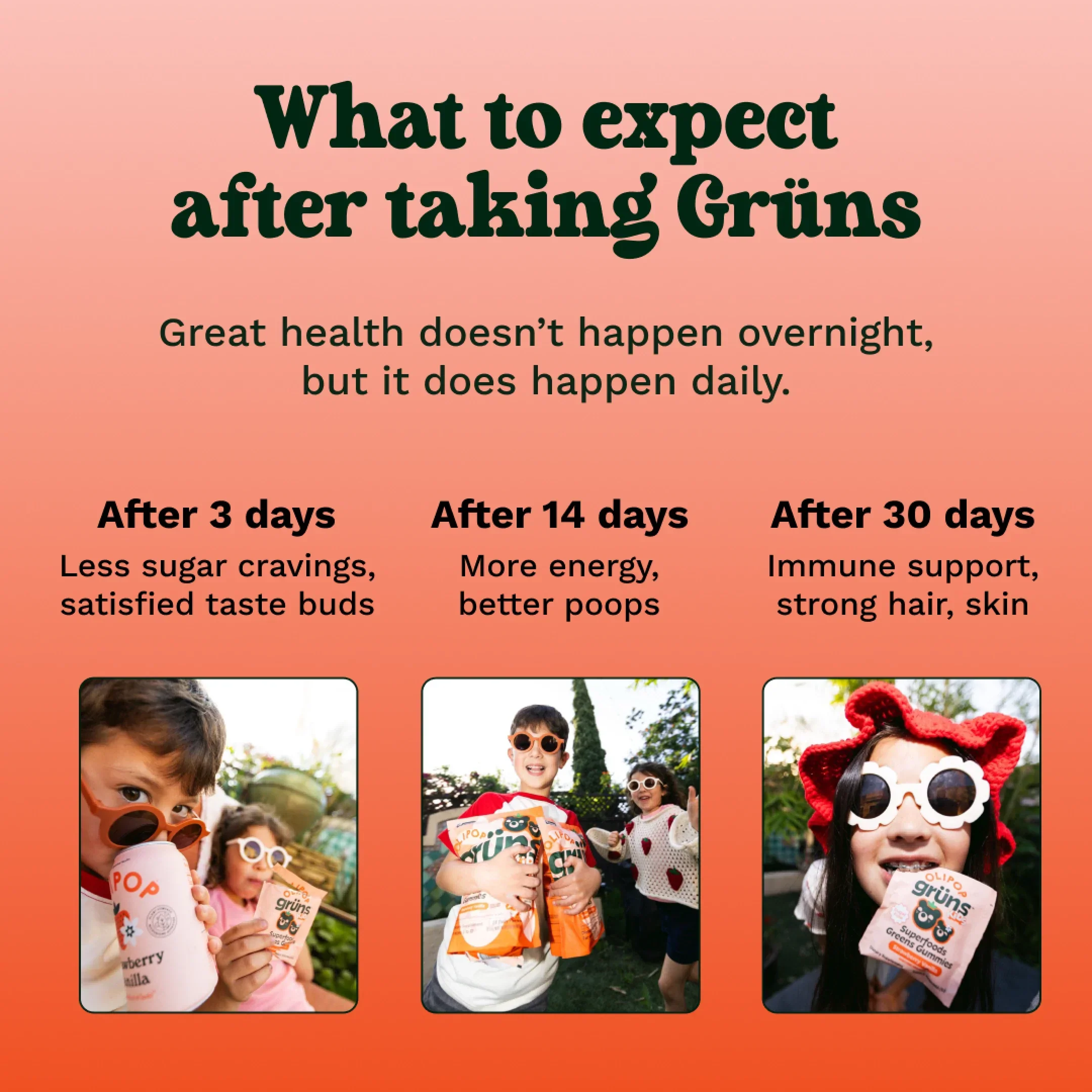 Grüns Kids OLIPOP® - Flavor Ready